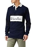 Camiseta Polo M/L United Colors of Benetton Camiseta Polo M/L 3MI6U3001 Manga Larga, Azul Oscuro 016, XXXL Unisex Adulto