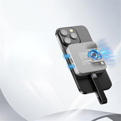 NVME External Hard Disk Case USB 3.1 10Gbps PD100W with Integrated Heat Dissipation Fan Efficient Box - Image 4