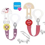 mamma mia 2 clip Correa flexible – apto para ringschnuller, beißringe y juguetes