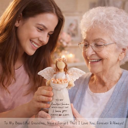 Figura Ángel Resina 5.12" Regalo para Abuela miniatura 6