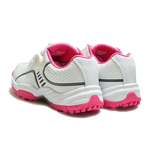 [フォーセンス] ゴルフ スパイクレス ダイヤルシューズ スポーツシューズ トレッキングシューズ 登山靴 レディース FOSN-002L ホワイト 23.5 cm 5枚目