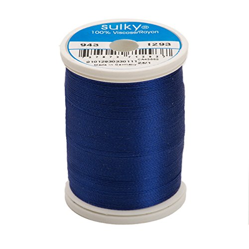 Hilo Sulky de rayón 850 yd azul Deep Nassau miniatura 1