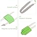 Gogogmee Reusable Trash Picker Grabber Tool with Long Handle Small Green Sanitation Grabber Clip for Litter Pickup for Outdoor and Industrial Use Random Color