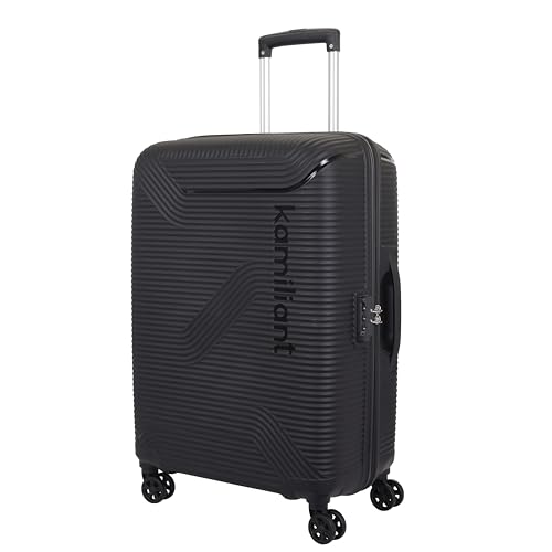 Image of Kamiliant 3PC KAM Double 8 Spinner Wheels Hard Shell Suitcase Nexus DW Set Black, Small, Medium and Large, 79 cm