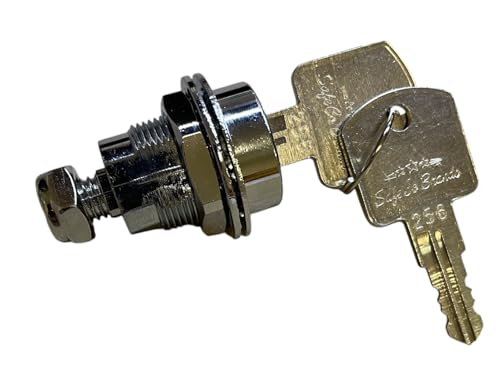 SafeCo Brands Replacement Lock to fit Stack-On Safes (Chrome)