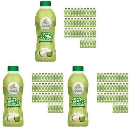 Image of Only Earth Tender Coconut Water | Not From Concentrate | No Added Sugar & Low in Calories |Packed with Electrolytes | BPA-Free Bottle | 165ml (Pack of 108)