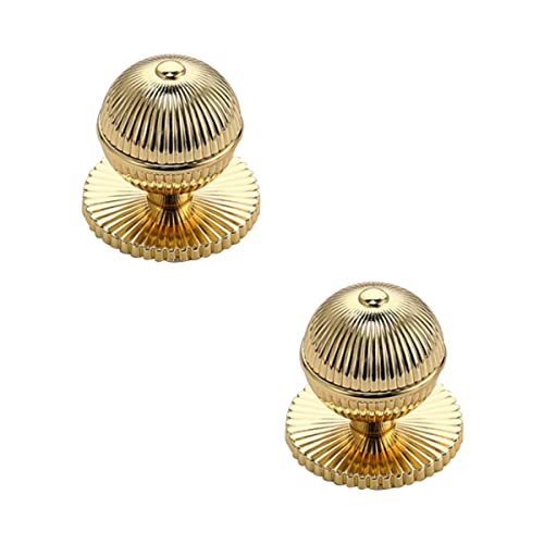 2 tiradores autoadhesivos para armarios de cocina (bola, oro) Cover