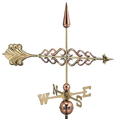 Good Directions Smithsonian Arrow Weathervane, Pure Copper