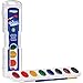 Prang® Washable Watercolors 8-Color Set With Brush, Assorted Colors