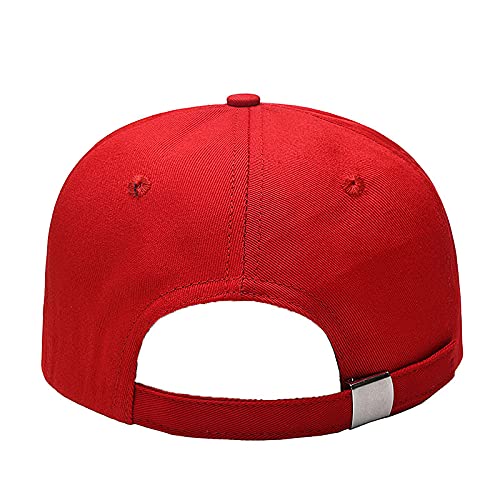 For Maserati Hat Car Logo Racing Apparel Adjustable Baseball Caps Travel Cap Racing Motor Hat Fit Maserati Accessories (Red) #TOP1
