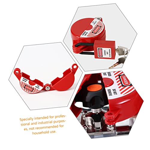 2 peças de dispositivo de bloqueio de válvula de propano plugue de bloqueio de maçaneta de porta dis