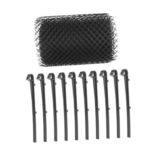 Operitacx Protector De Canalones De Plástico Malla De Jardinería Para Domésticos Escudo Anticaída De Rejilla Desagüe