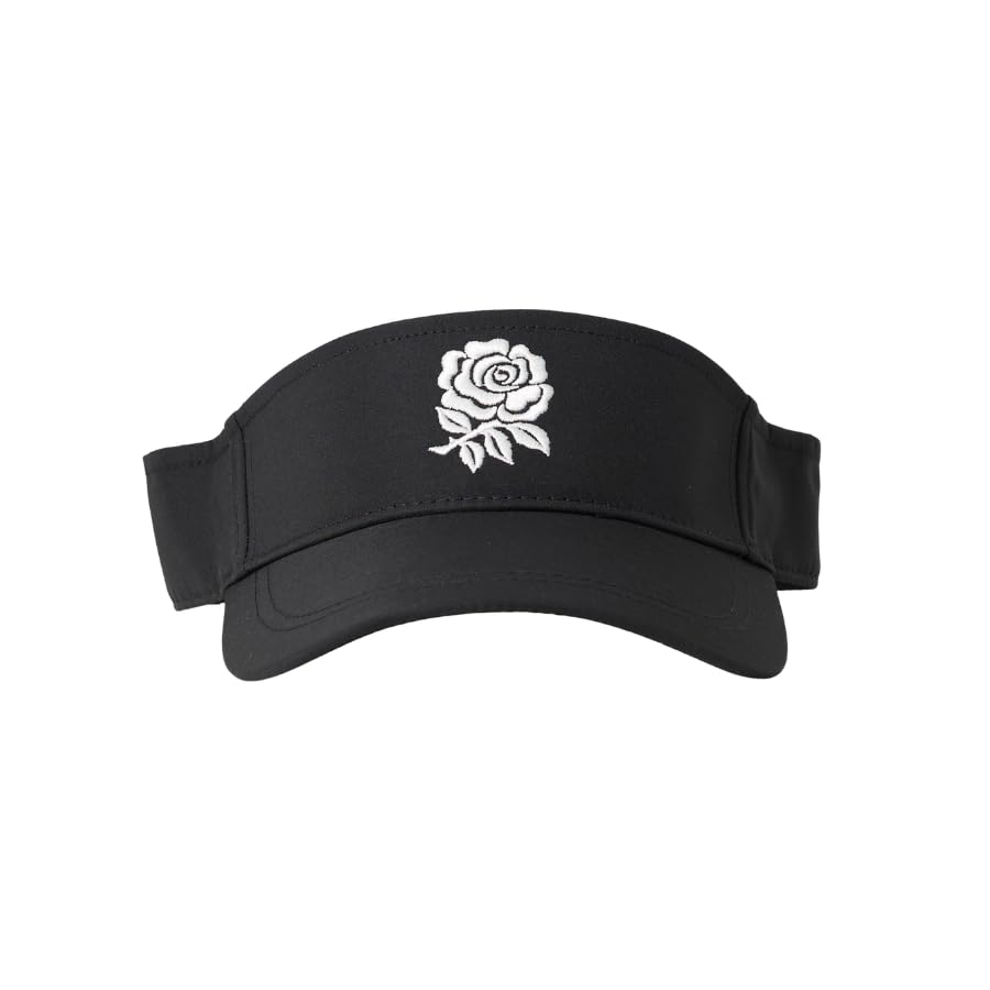 England Rugby Unisex Team Visor, Castore Black/Persian Red, O/S