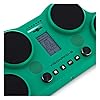Gear4music VISIONPAD-6 Tabletop Electronic Drum Kit - Green #3