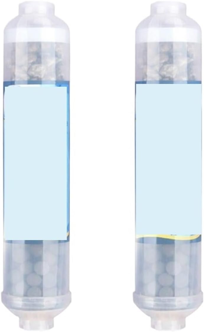 10-inch Alkaline Water Filter Cartridge, 4-Layer RO Connect Restore Mineral Levels & PH Balance(2Pcs 4 in1 Filter)