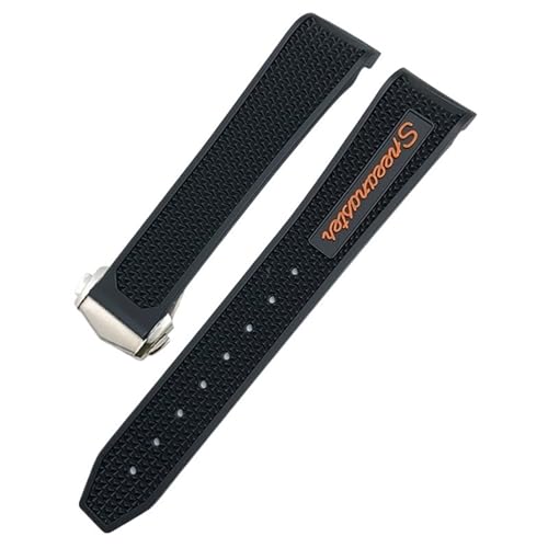 Correa de reloj de goma impermeable que soluciona el desgaste diario
