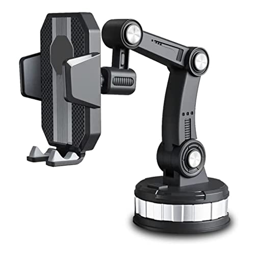 Sentechx Phone Mount for Car Center Console Stack,Auto Universal Super Adsorption Phone Holder On-board,Adjustable 360 Rotation Magnetic Car Holder (Black)