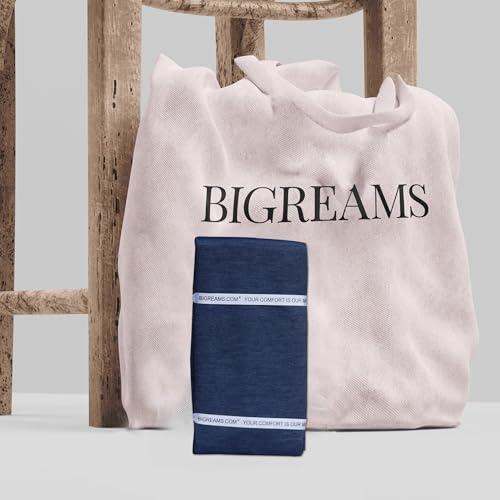 Image of BIGREAMS Unstitched Yarn Dyed Pure Cotton Denim Shirt Fabric - 58 inch Wide