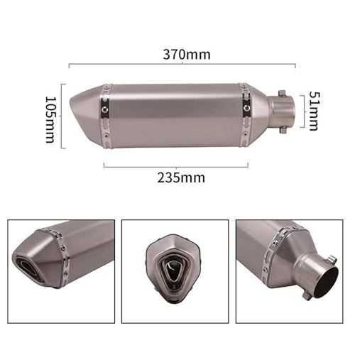 Silenciador de escape Tenere 700 con DB Killer regulable para ganar potencia y sonido 4
