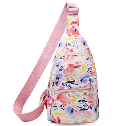 Image of Banelu Small Sling Backpack Crossbody Bags for Women Men, Sling Bag Cross Body Bag Fanny Packs Crossbody Purses