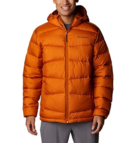 Columbia Men's Fivemile Butte Hooded Jacket, Warm Copper, Small at
