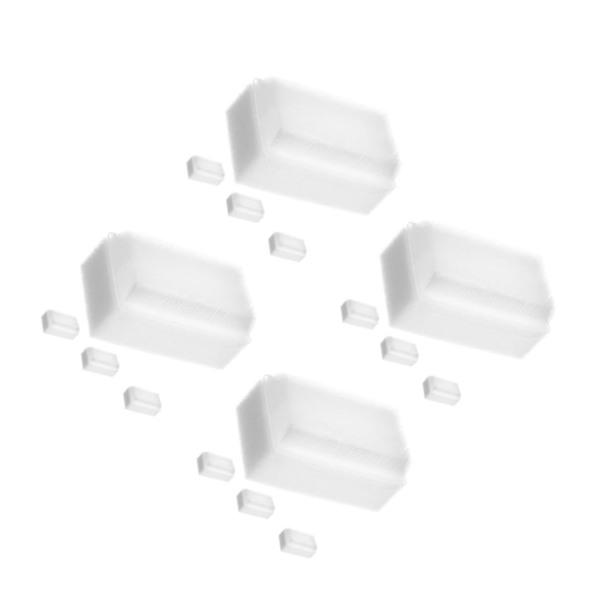 Uonlytech 5 Series Dispositivo De Entrenamiento Sensorial Pequeño Cepillo Sensorial Cepillo De Defensa Sensorial Cepillo Wilbarger Esponja 4 Piezas X 5