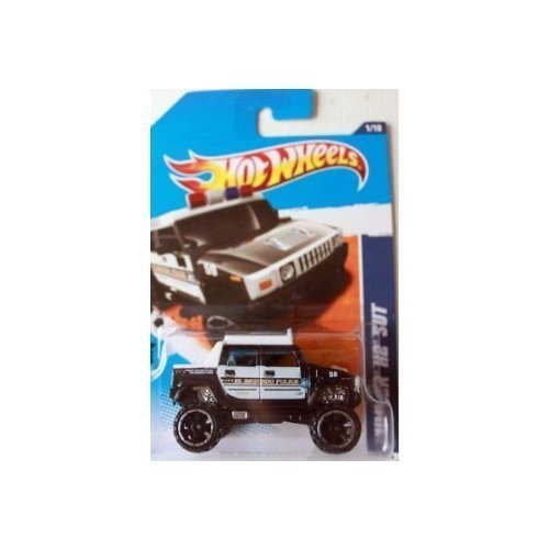 Hot Wheels Hummer H2 SUT Police Car 1:64 miniatura 1