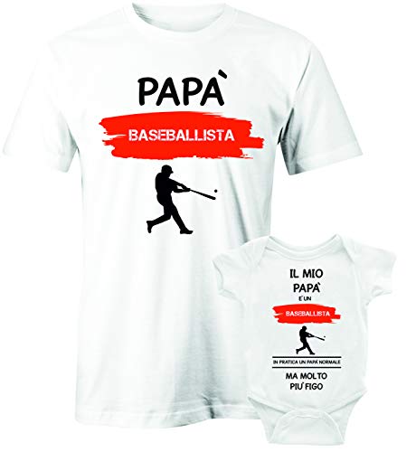 Coppia T-Shirt e Body Festa del papà - Maglietta