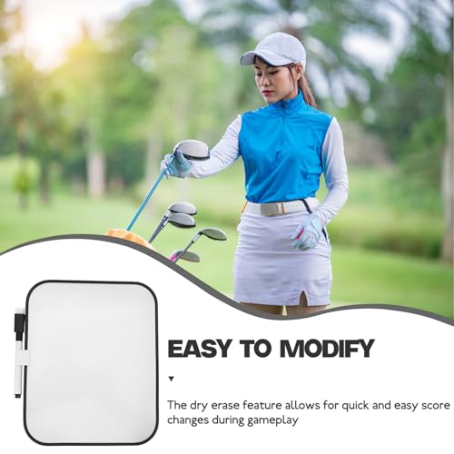 Marcador de Golf Doble Cara Pizarra Blanca Portátil miniatura 3
