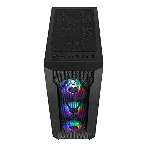 Gabinete Gamer Mancer Frost Vidro Temp Preto, MCR-FR01-WH