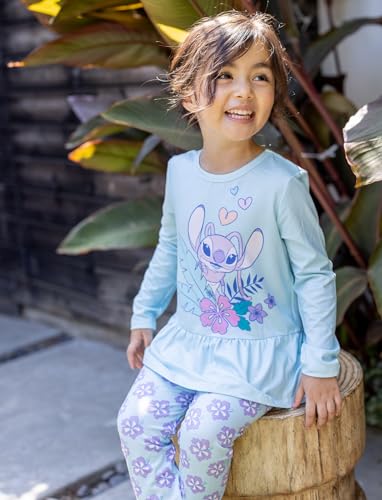 Image of Disney Minnie Mouse Frozen Princess Marvel Toddler Girls Clothes Long Sleeve Sweatshirt + Leggings 2pcs Outfits Set 2-6Y