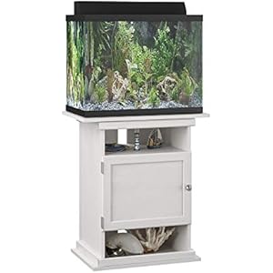 Flipper 10/20 Gallon Aquarium Stand Ivory Oak