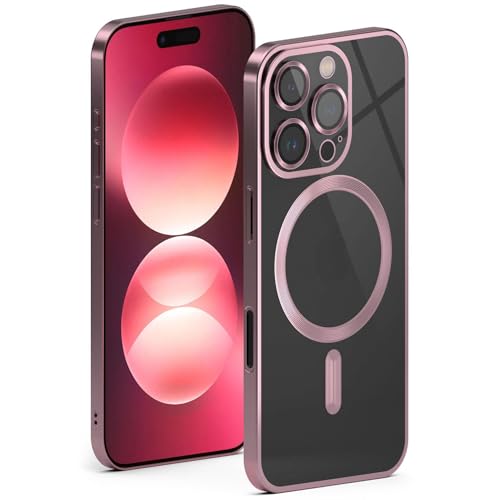 Coque magnétique iPhone 16 Pro avec protection objectif et recharge induction
