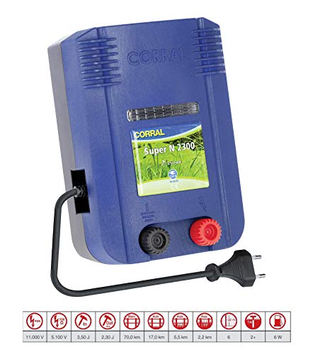 Elettrificatore 70Km Potente Recinti Elettrici Trasformatore Corrente Cavalli