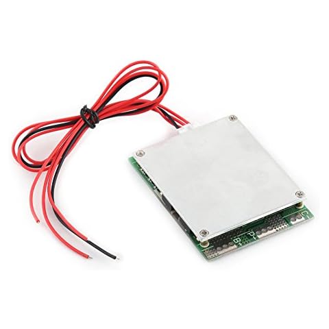 Akozon 3Series 100A 12V Protección para Batería de LiFePO4 Li-Ion de Litio, Placa de iones de litio BMS PCB Cover