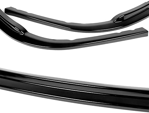 Miniatura 6 de Kit de 3 piezas de parachoques delantero compatible con Subaru Impreza WRX 2008-2010, alerón de protección divisor estilo CS, difusor de aire y