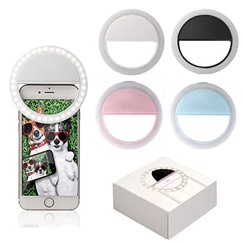 Orco Rechargeable Selfie Ring Light, 36 LED Clip-On Phone Light with 3 Brightness Levels - Image 2