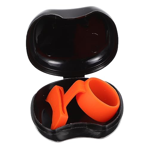 BESPORTBLE Antiskid Guitar Pick Holder Portable Storage Cover for Electric and Acoustic Guitar Picks Lightweight and Durable Finger Cover Accessory for Beginners and Musicians