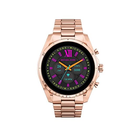 Michael Kors Womens Digital pekskärm klocka med rostfritt stål armband MKT5133