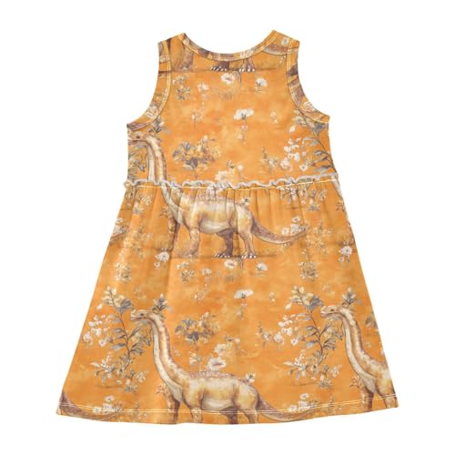 Baby Girls Easter Dress Little Kids Ruffle Hem Party Dress Easter Outfit2