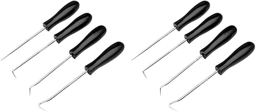 Performance Tool 1103 Juego de 4 ganchos y púas  Marca metal o plástico, cableado separado, quita fusibles, recoge piezas pequeñas y arandelas