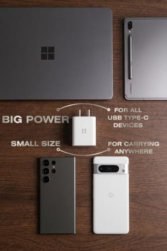 Image of 66W GaN Fast Charger for Laptop & Mobile | USB-C PD Charger Adapter | Ultra-Fast Charging for MacBook, HP, Dell, Lenovo, Asus, iPhone, iPad, Android | Compact Travel Wall Charger