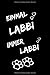 Einmal Labbi - Immer Labbi: Notizbuch für Hundefreunde zum Selbstgestalten | 108 Seiten, liniert | Edition: schwarz