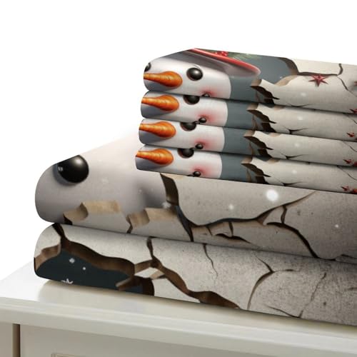 Housses de couettes bonhomme de neige pour chambre cocooning - 6