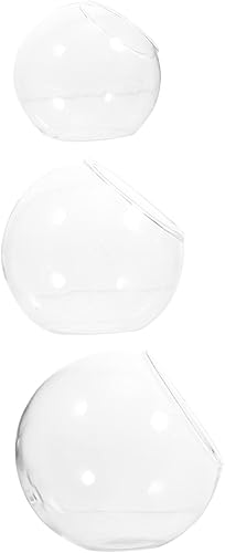 OFFSCH 3 unids Eco botella de vidrio colgante plantas burbuja cĂrculo jarrĂłn terrario titular de cristal suculenta plantador votivo vela titular de OFFSCH 3 unids Eco botella de vidrio colgante plantas burbuja cĂrculo jarrĂłn terrario titular de cristal suculenta plantador votivo vela titular de