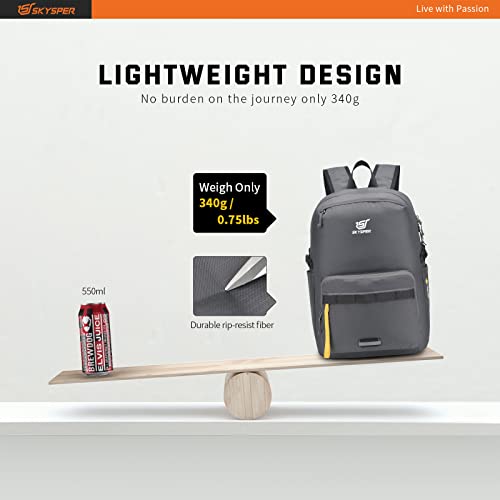 Skysper Packable Hiking Backpacks 25L Daypacks - Lightweight Travel Daypack Ultralight Stuff Sack For Women Men #TOP2