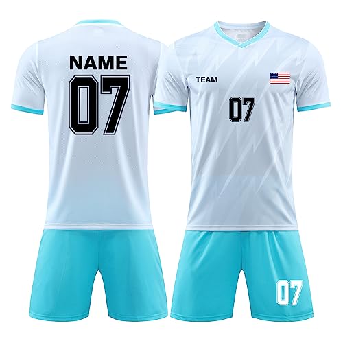 LAIFU Custom Soccer Jerseys for Men Women Customizable Soccer Jersey for Kids Adults