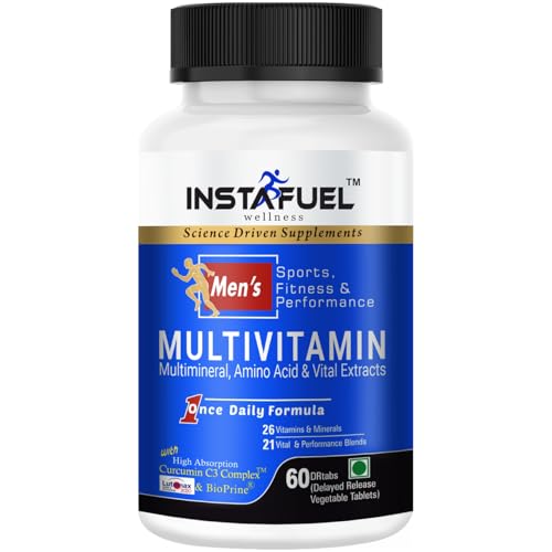 Instafuel Multivitamin for Men, Once Daily Formula, 26 Vitamins & Minerals, 21 Powerful Vital & Performance Blends, 60 Multivitamin Tablets (B09V515TWX) Amazon Price History, Amazon Price Tracker