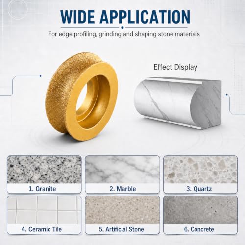 Muela de diamante para amoladora angular ideal para dar forma a encimeras 3
