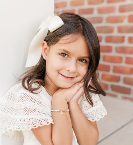 Image of Cherished Moments Bracelet or Necklace Cross, 14K Gold-Plated